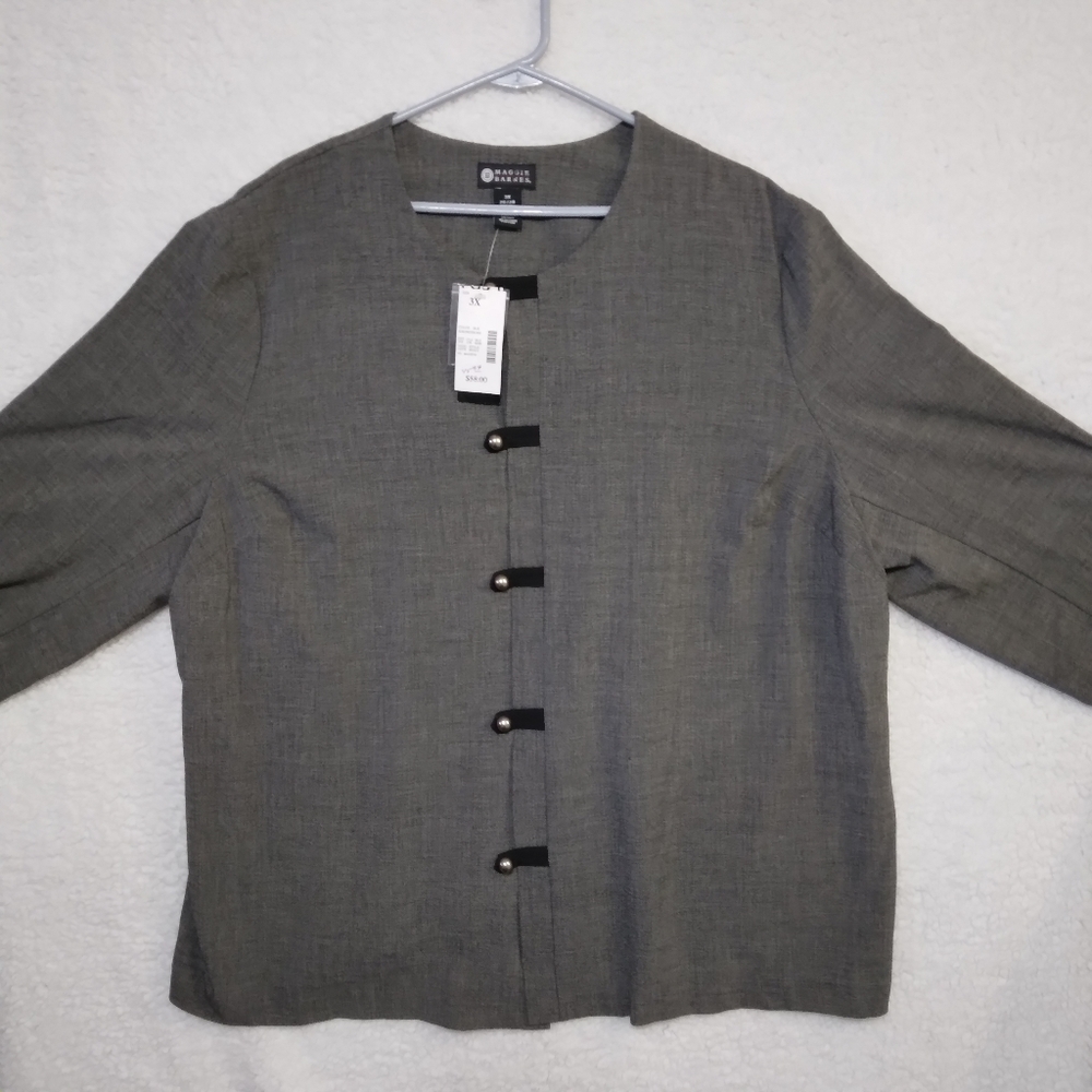 NWT- Maggie Barnes 5 Button Blazer/Jacket, size 3X